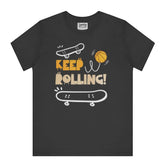 Keep Rolling Skateboard Themed Graphic T-Shirt product